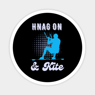 Hang On & Kite Kitesurfing Kitesurfer Magnet